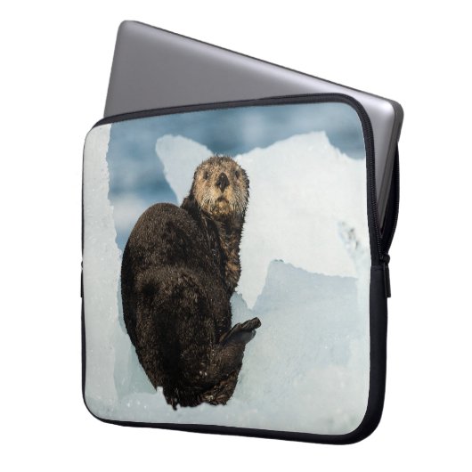 Meeresrauscher Laptopschutzhülle (Vorderseite Links)