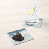 Meeresrauscher Rechteckiger Pappuntersetzer (Vor Ort)