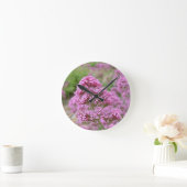 Meeresrosa Runde Wanduhr (Zuhause)