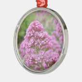 Meeresrosa Silbernes Ornament (Links)