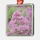 Meeresrosa Silbernes Ornament (Links)