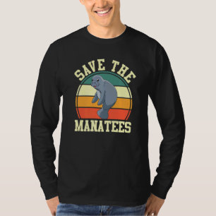 Meeressäugetier Rette die Manatee T-Shirt