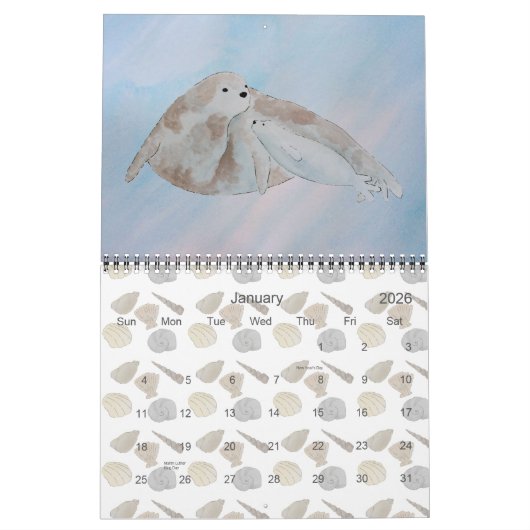 Meeressäugetiere Kalender (Jan 2026)