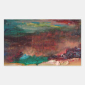 Meeresschatz Rechteckiger Aufkleber (Vorderseite)