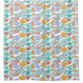 Meeresschätze Duschvorhang