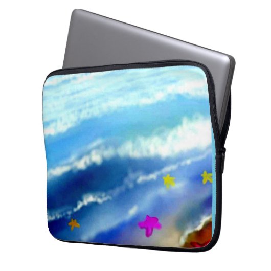 Meeresschätze Laptopschutzhülle (Vorderseite Links)