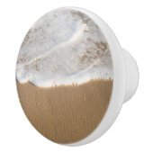 Meeresschaum am Strand Keramik Drehknopf Keramikknauf (Rechts)