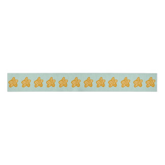 Meeresschaum Grün Prinzessin Goldene Blumen Geburt Ripsband