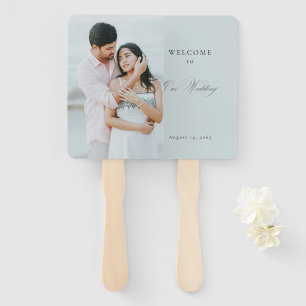 Meeresschaum-Paar-Foto-Sommerhochzeit Fächer