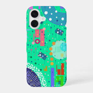 Meeresschaum Sommer: Abstrakte Kunst iPhone 16 Hülle