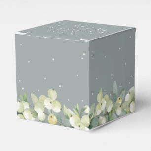 Meeresschaumgrüner Schneeball+Eukalyptus-Junggesel Geschenkschachtel