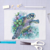 Meeresschildkröte3 Seidenpapier (Handwerk)