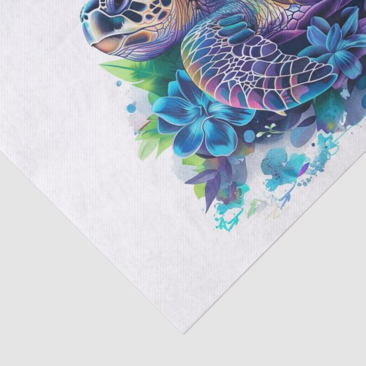 Meeresschildkröte9 Seidenpapier (Ausschnitt)