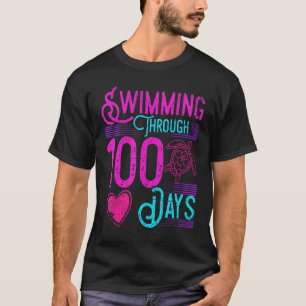 Meeresschildkröte 100 Tage Schule Lehrer Schüler T-Shirt