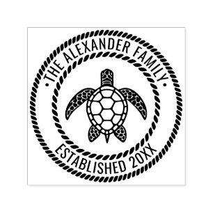 Meeresschildkröte #5 Familienname Datum Gegründet Permastempel