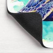 Meeresschildkröte Aquarellbilder Mousepad (Ecke)