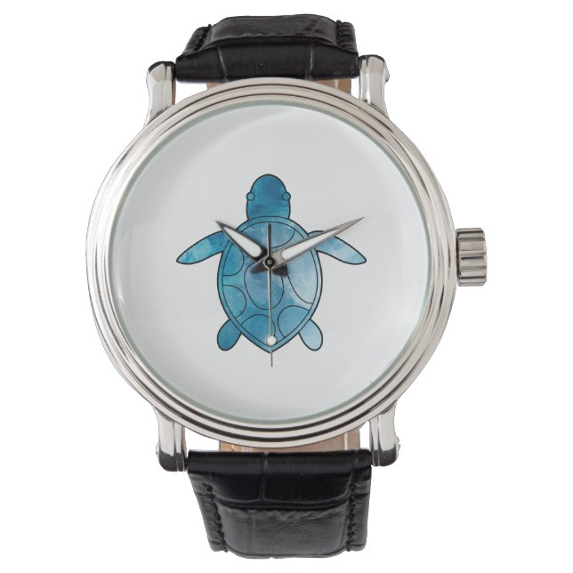 Meeresschildkröte Armbanduhr (Vorderseite)