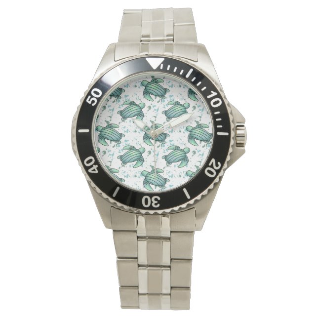 Meeresschildkröte Armbanduhr (Vorderseite)