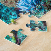 Meeresschildkröte auf dem Great Barrier Reef Puzzle (Seite)