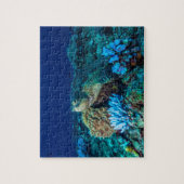 Meeresschildkröte auf dem Great Barrier Reef Puzzle (Vertikal)