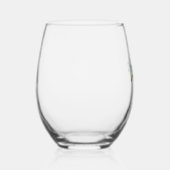 Meeresschildkröte auf dem Weg zum Meer Weinglas Ohne Stiel (Rechts)