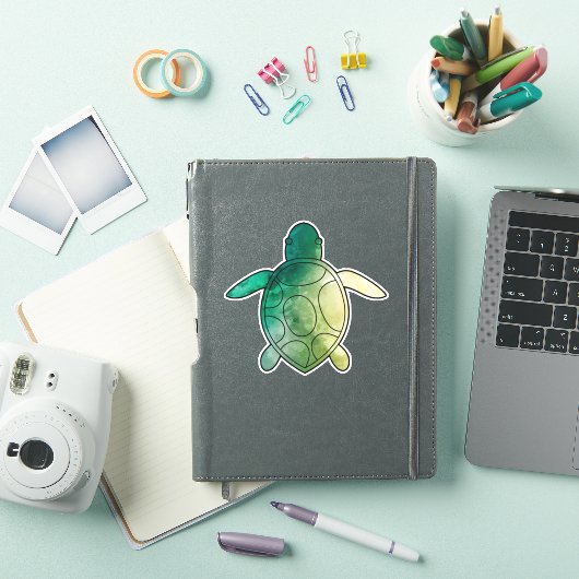 Meeresschildkröte Aufkleber (iPad Hülle)