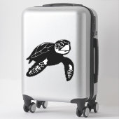 Meeresschildkröte - aufkleber (Koffer)