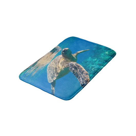 Meeresschildkröte Badematte (Schrägansicht)