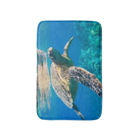 Meeresschildkröte Badematte (Vorderseite Vertikal)