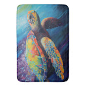 Meeresschildkröte Badematte (Vorderseite Vertikal)