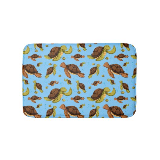 Meeresschildkröte Badematte (Vorderseite)