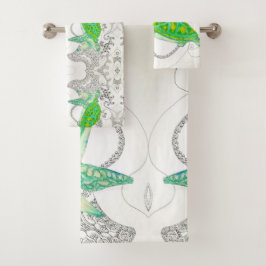 Meeresschildkröte Badhandtuch Set