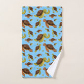 Meeresschildkröte Badhandtuch Set (Handtuch)