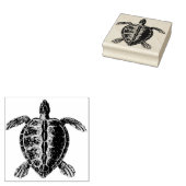 Meeresschildkröte-Briefmarke Gummistempel (Stempel)