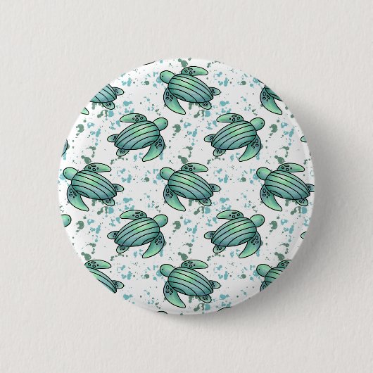 Meeresschildkröte Button (Vorderseite)
