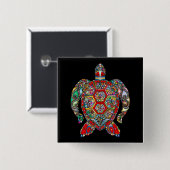 Meeresschildkröte Button (Vorne & Hinten)