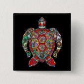 Meeresschildkröte Button (Vorderseite)