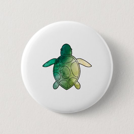 Meeresschildkröte Button (Vorderseite)