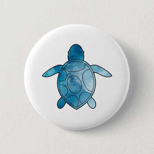 Meeresschildkröte Button (Vorderseite)