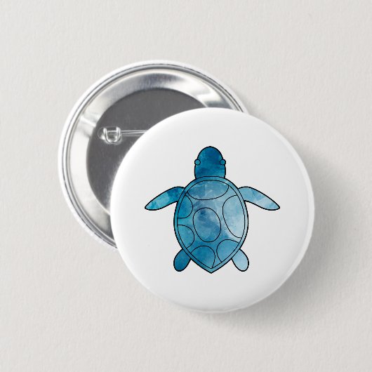 Meeresschildkröte Button (Vorne & Hinten)