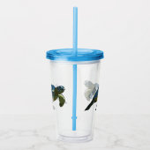 Meeresschildkröte-Cartoon Acryltrinkbecher (Rechts)