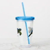 Meeresschildkröte-Cartoon Acryltrinkbecher (Links)