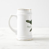 Meeresschildkröte-Cartoon Bierglas (Links)