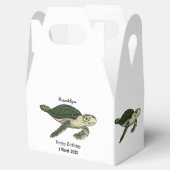 Meeresschildkröte-Cartoon Geschenkschachtel (Geöffnet)