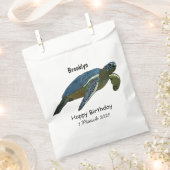 Meeresschildkröte-Cartoon Geschenktütchen (Ausgeschnitten)