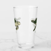Meeresschildkröte-Cartoon Glas (Links)