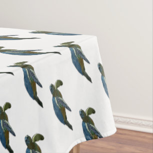 Meeresschildkröte-Cartoon Tischdecke