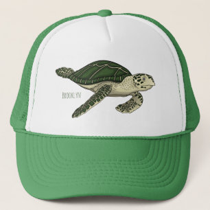 Meeresschildkröte-Cartoon Truckerkappe