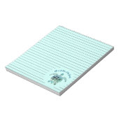 Meeresschildkröte - Das Leben am Strand ist besser Notizblock (Rotiert)