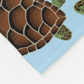 Meeresschildkröte-Decke Fleecedecke (Ecke)